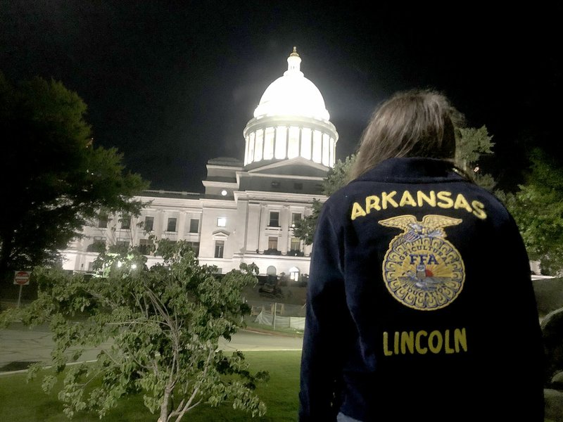 SUBMITTED PHOTO Gracee Stout, Lincoln FFA president, participated in the Chapter Presidents Conference in Washington, D.C. Here&#x2019;s one of the photos she has from her visit to the nation&#x2019;s capital city.
