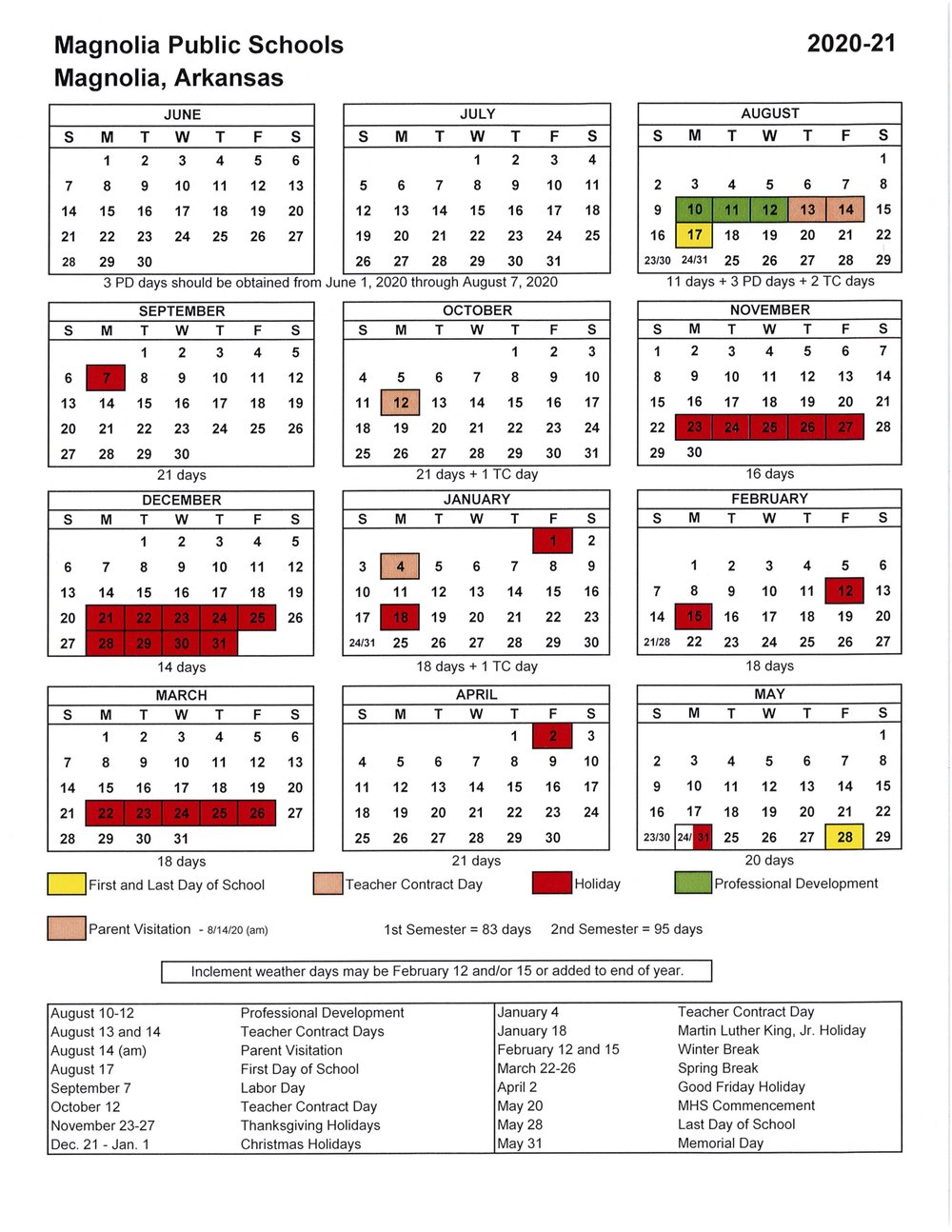 magnolia-school-calendar-2020-21