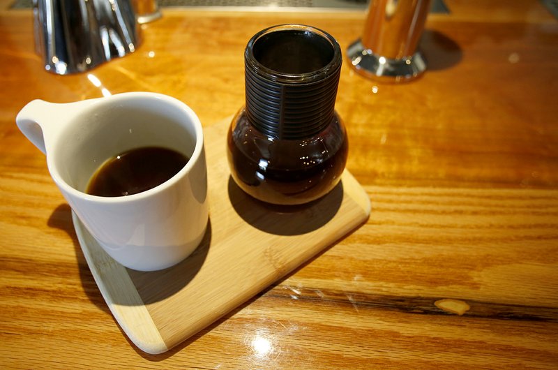 FILE PHOTO - A Kalita Wave style Ethiopian Yirgachaffe Kocher from the pour over bar at Onyx Coffee Lab in Fayetteville. (NWA Democrat-Gazette/DAVID GOTTSCHALK)