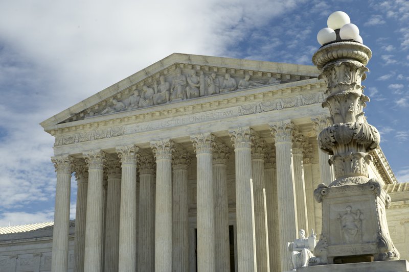 In this Jan. 27, 2020 photo, the Supreme Court is seen in Washington, DC. (AP Photo/Mark Tenally)

