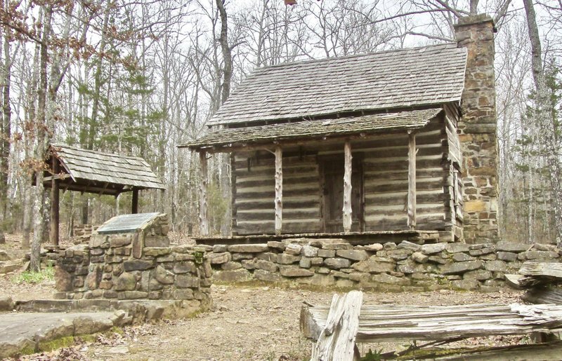 Woolly Cabin gives a glimpse of Arkansas rural life in the late 19th century to Woolly Hollow State Park's visitors.
(Special to the Democrat-Gazette/Marcia Schnedler)