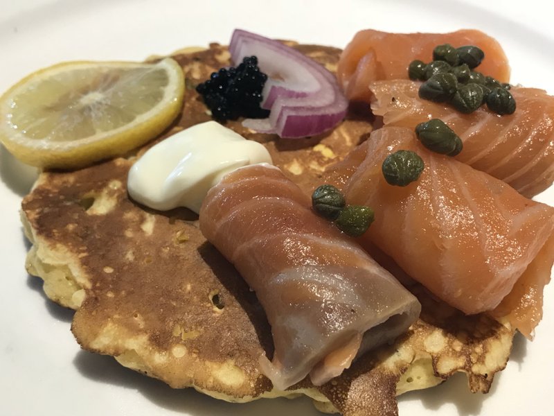 Gravlax at Ira's Restaurant in downtown Little Rock. (Arkansas Democrat-Gazette/JENNIFER CHRISTMAN)