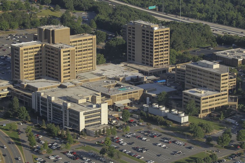 The Baptist Health campus on Kanis Road in Little Rock is shown in this 2016 file photo.