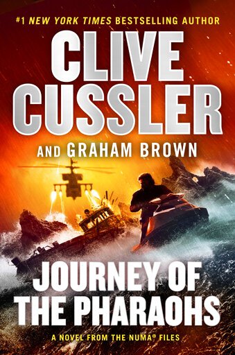 This cover image released by Putnam shows "Journey of the Pharaohs," a novel by Clive Cussler and Graham Brown. (Putnam via AP)