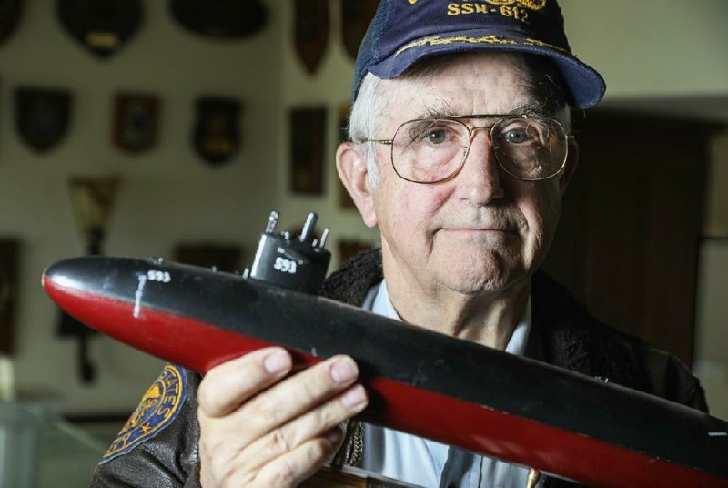 “I feel a responsibility to the men who were aboard” and to their families, retired Navy Capt. Jim Bryant said recently at his home in San Diego of the crew of the nuclear-powered Thresher, which sank in 1963 with 129 people aboard.
(Tribune News Service/The San Diego Union-Tribune/Eduardo Contreras)