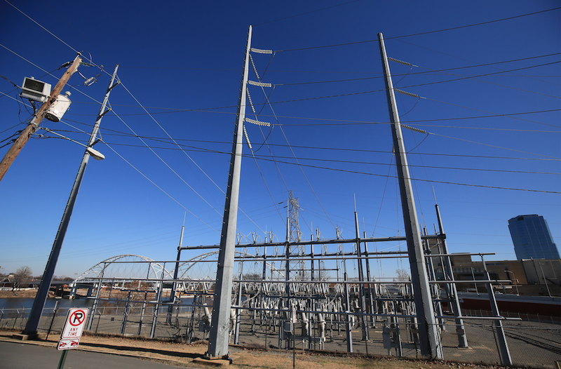 FILE — Entergy's Garland substation in Little Rock is shown in this file photo. (Staton Breidenthal)
