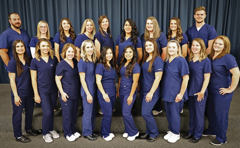 Courtesy photo Cassville nursing students from Crowder College recently earned a 100% pass rate on the NCLEX licensure test. This marks the third year in a row the program has achieved a 100% pass rate. The 2019 Cassville nursing student graduates include Karen Hatfield of Pineville.