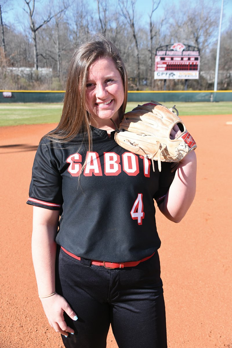 Grace Neal led the Lady Panthers by hitting .474 with a school-record 12 home runs last season, in which Cabot won its first state softball title. Neal was walked 12 times and struck out just 3 times in 2019.