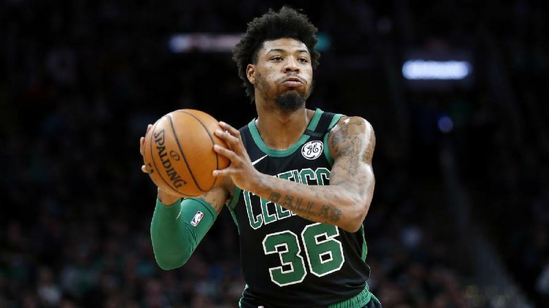 Marcus Smart of the Boston Celtics revealed Thursday that he has tested positive for the coronavirus, bringing the number of NBA players who have acquired the virus to 10.
(AP/Michael Dwyer)