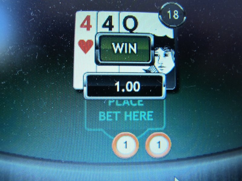 This Nov. 29, 2013 photo shows a winning bet on a game of Internet blackjack in Atlantic City N.J. On Tuesday, March 17, 2020, many internet gambling providers said they've noticed a significant increase in business in the past week as many land-based casinos shut down due to the coronavirus. (AP Photo/Wayne Parry)