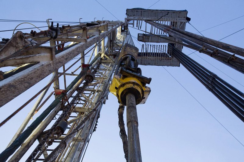 An oil derrick in an oilfield in Otrada, Russia, on March 5, 2016. MUST CREDIT: Bloomberg photo by Andrey Rudakov. story.lead_photo.caption