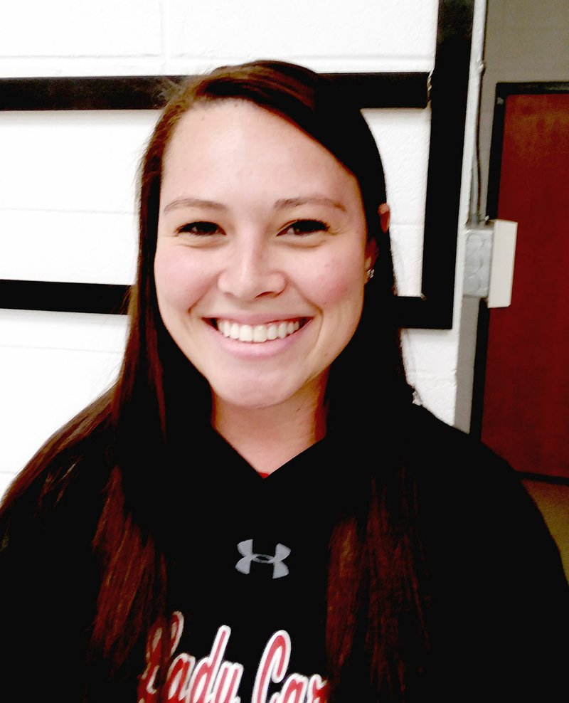 MARK HUMPHREY ENTERPRISE-LEADER Farmington cross country coach Breanna Jones inspires young athletes she coaches from grades 7-12 to strive for success. Jones admits she's competitive and her Cardinals don't just come to run, they endeavor to show out.