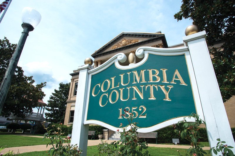 The Columbia County Courthouse in Magnolia. 