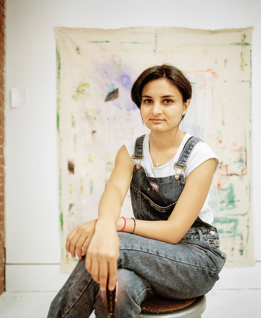 "Ever since I remember, I have always been making something with my hands or painting on every surface around me," says artist Ziba Rajabi. (Courtesy Photo/Josh Loeser)