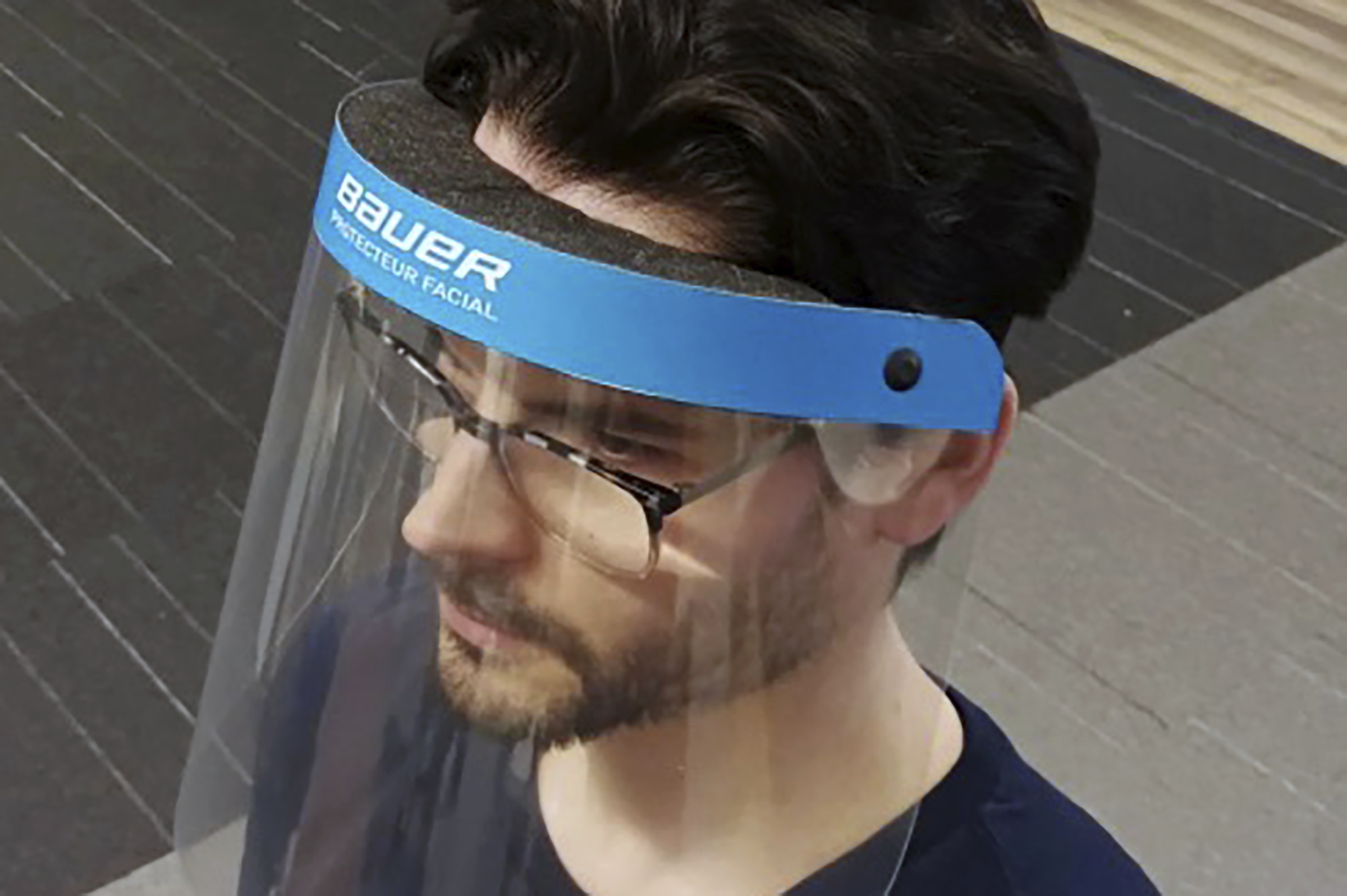 bauer face shield compatibility