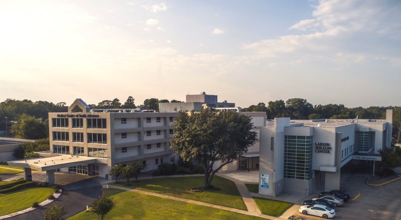 A look over the Medical Center of South Arkansas' campus.