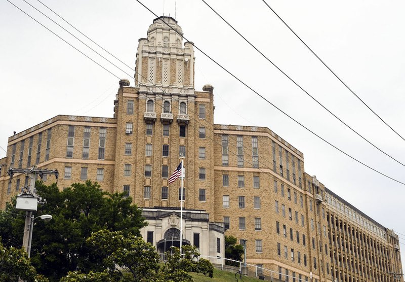 A June 2019 file photo of the main building of the former Army and Navy General Hospital. - Photo by Grace Brown of The Sentinel-Record