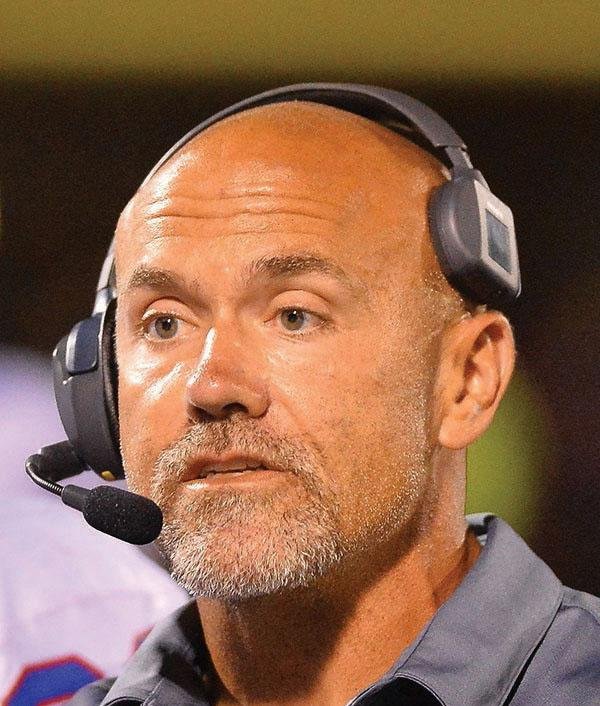 Arkadelphia head coach JR Eldridge during Friday night's game against  Robinson at Senator stadium in Little Rock.

Special to the Democrat-Gazette/JIMMY JONES