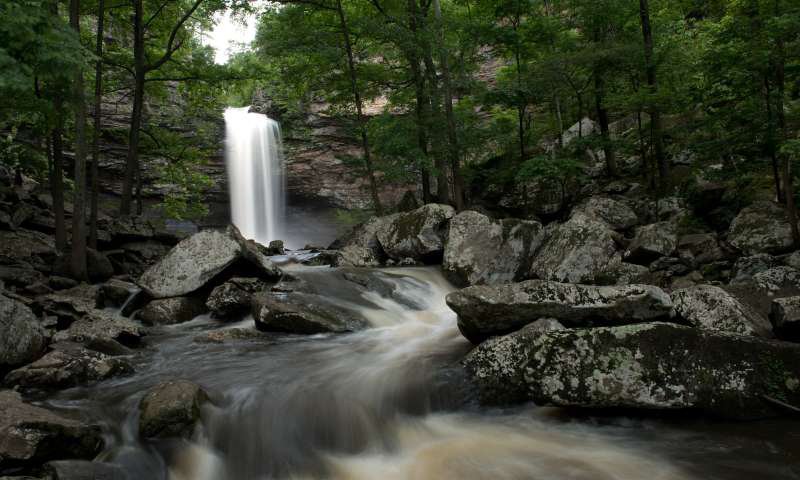 Cedar Falls in Petit Jean State Park. Sec. of Parks, Heritage and Tourism Stacy Hurst said April 1 that the Cedar Falls Trail at Petit Jean State Park, along eith the East and West Summit Trail and Pinnacle Mountain, will be closed until further notice as state parks move to day-time hours only during the novel coronavirus pandemic.