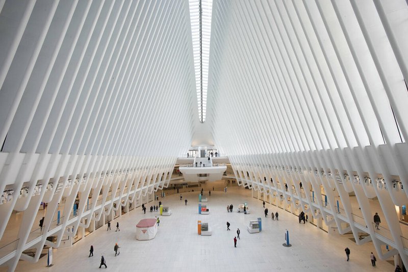 FILE - This March 16, 2020, file photo shows the Oculus at the World Trade Center's transportation hub in New York.