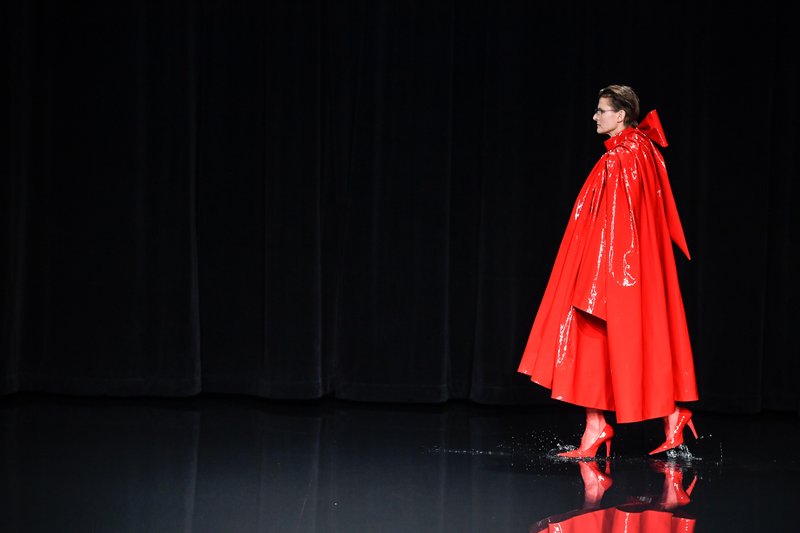 When the public square shuts down, we lose the ability to define ourselves out loud. MUST CREDIT: Balenciaga Fall 2020 show image by MCV Photo for The Washington Post.