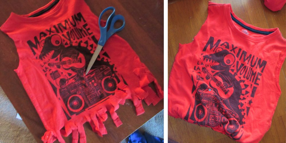 Turning a T-shirt into a tote bag requires a shirt, scissors and a plan. (Special to the Democrat-Gazette/Kimberly Dishongh)