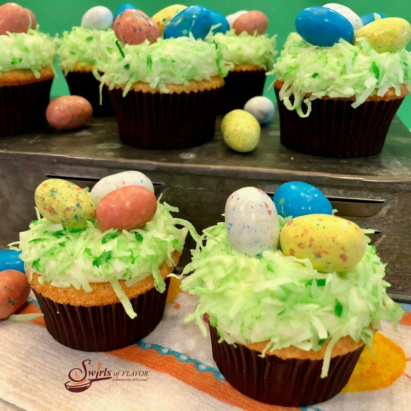 Easter Egg Coconut Cupcakes

(Courtesy of Gwynn Galvin, SwirlsOfFlavor.com)