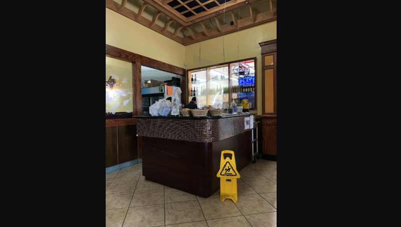 A shield protects the cashier in the restaurant at Mr. Chen’s, which reopened after a week’s closure on Little Rock’s South University Avenue.

(Arkansas Democrat-Gazette/Eric E. Harrison)