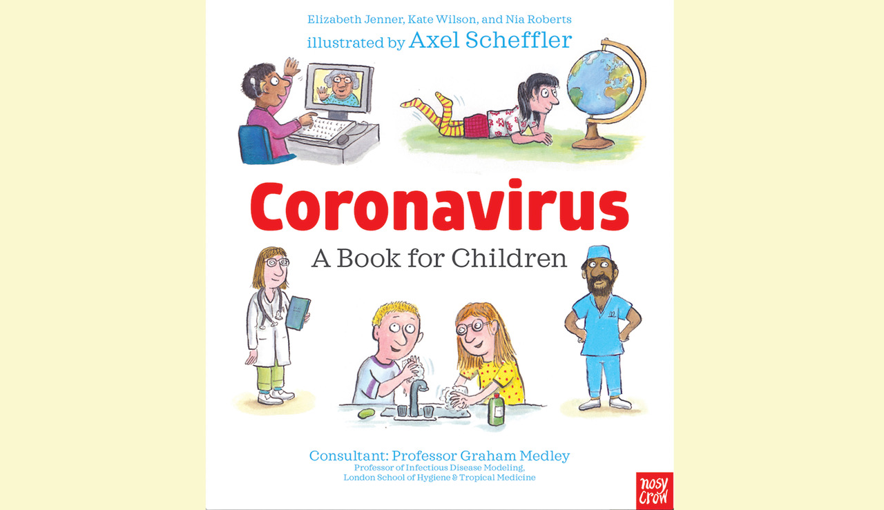 Coronavirus Cartoon Poster For Kids