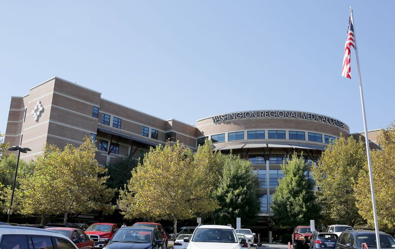 Washington Regional Medical Center in Fayetteville. (NWA Democrat-Gazette file photo/DAVID GOTTSCHALK)