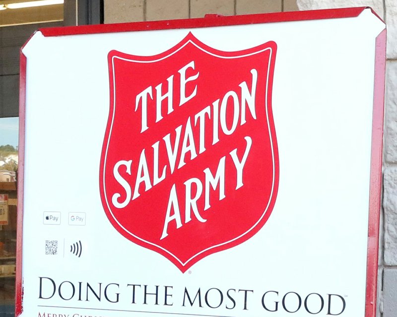 File photo of a sign for The Salvation Army shown in November 2019. - File photo by Richard Rasmussen of The Sentinel-Record