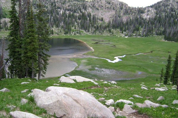 Lake Luna, on the Wyoming Trail in Colorado, was the site of a fishing trip the author took in 2009. (NWA Democrat-Gazette/Clay Henry)