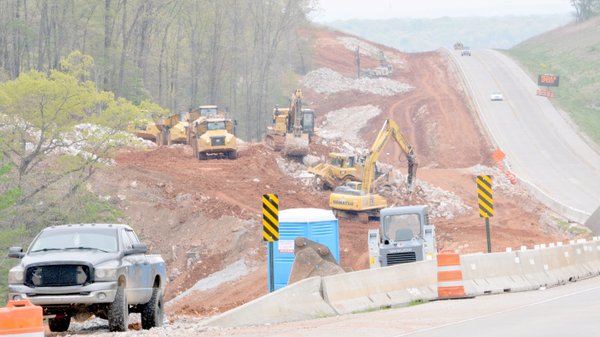 Work continues on the Bella Vista Bypass