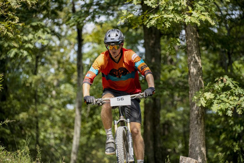Garrett Chrisman, a senior for the Rogers All-Mountain Shredders (RAMS) is headed to West Point Military Academy in June. Chrisman finished sixth in the varsity boys division in the 2019 NICA mountain biking season. He also competes in enduro racing. Courtesy Photo by Patty Valencia)