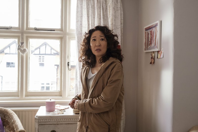 Sandra Oh stars as Eve Polastri, an American working in British Intelligence in BBC America's Killing Eve.