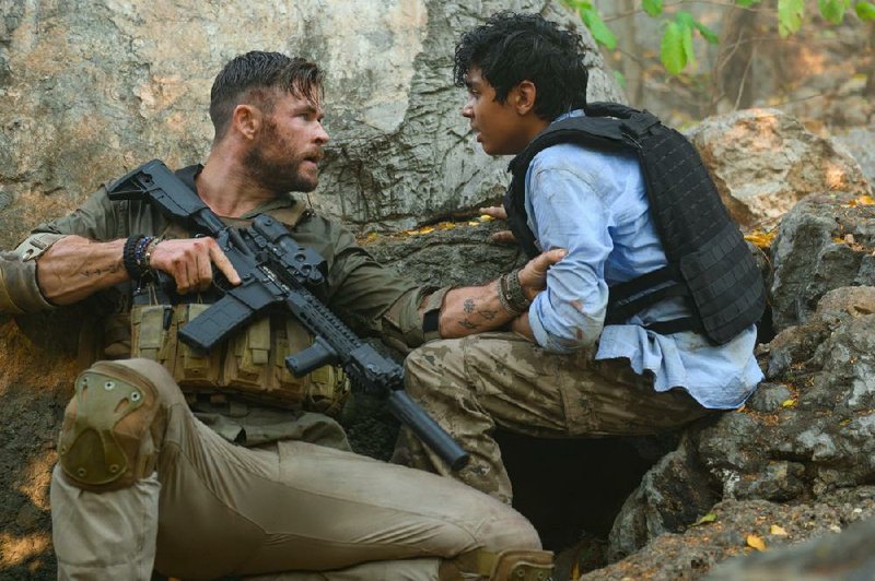 Chris Hemsworth, the Hemsworth who plays Thor, is called on to rescue the son of a crime lord (Rudhraksh Jaiswal) in the Netflix action film Extraction.