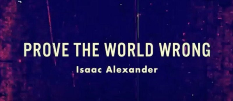 Little Rock singer-songwriter Isaac Alexander is posting videos on YouTube in advance of a new album due out later this year. This is an image from the video for the song "Prove the World Wrong."

(Special to the Democrat-Gazette)
