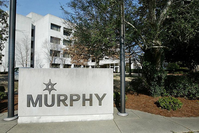 Murphy Oil Corp. headquarters at El Dorado, shown in 2003. Despite deep ties to El Dorado and south Arkansas, the company announced Wednesday that it will close the El Dorado headquarters and consolidate operations at its Houston office. Murphy also announced a net loss of $416 million for the first quarter of 2020.
(Democrat-Gazette file photo)