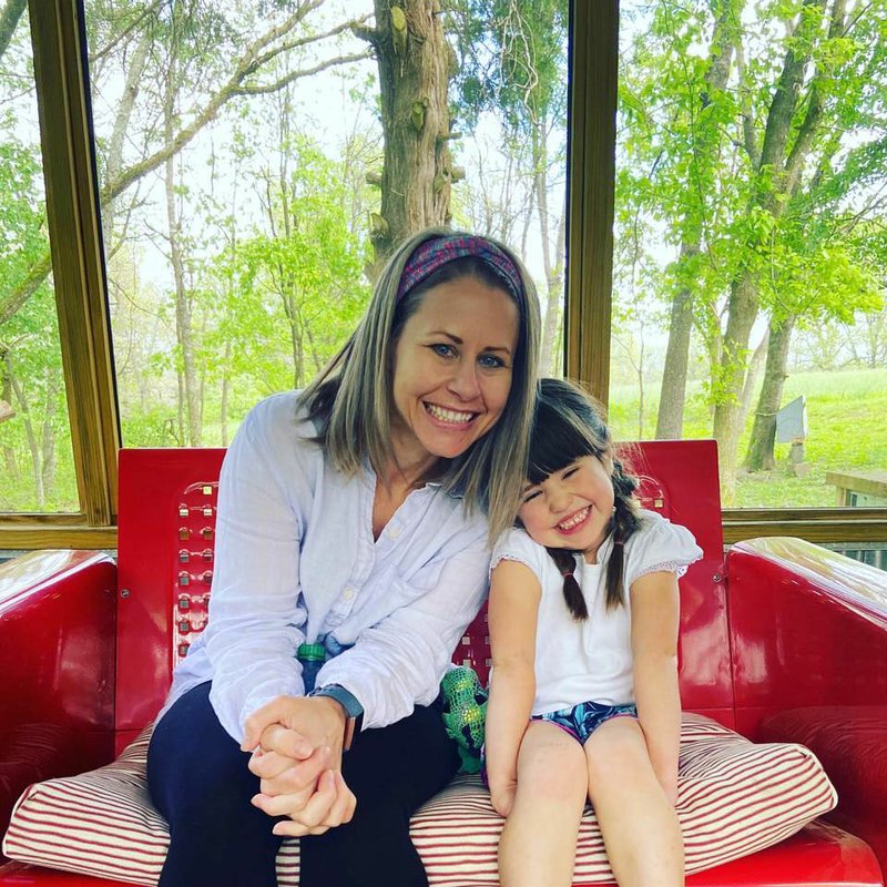 "I've also gotten into the habit -- this is sort of an exception for me -- on Wednesdays, my days start earlier and go way later, so I'll block off the entire afternoon so we can do a service project together," says Beth Bobbitt, seen here with daughter Edie. "I feel lucky that I have that kind of flexibility." (Courtesy Photo)