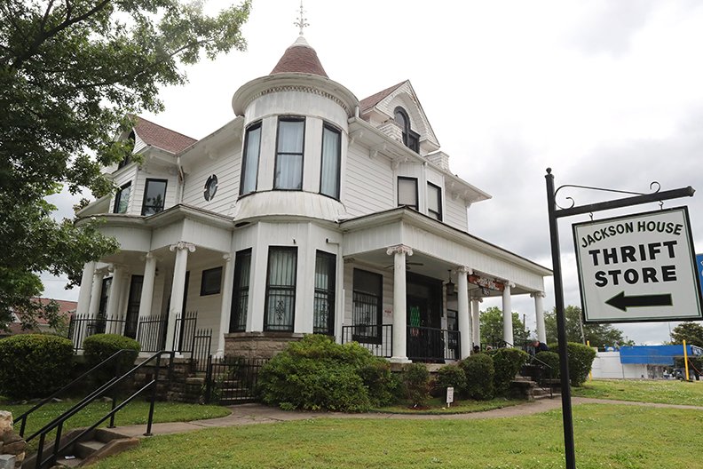 Eleanor Klugh Jackson House, located at 705 Malvern Ave. - Photo by Richard Rasmussen of The Sentinel-Record