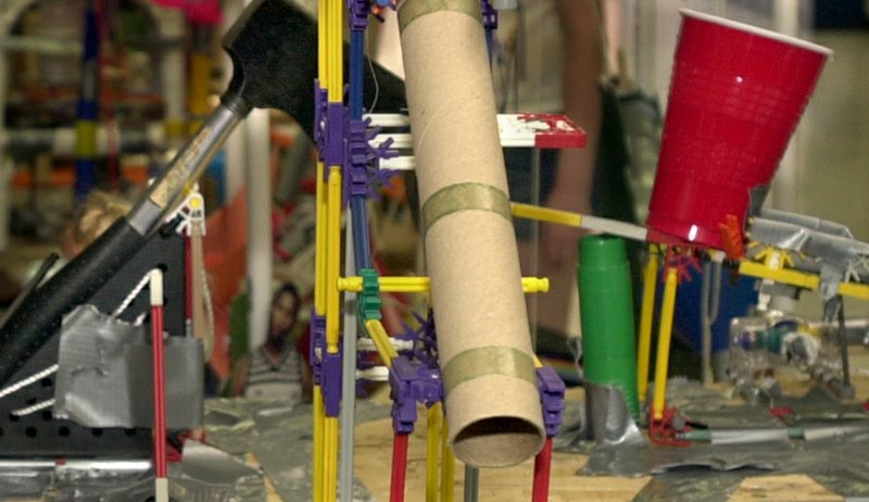 The Museum of Discovery in Little Rock is challenging Arkansans to create their own chain reaction machines, also known as Rube Goldberg Machines. (Democrat-Gazette file photo)