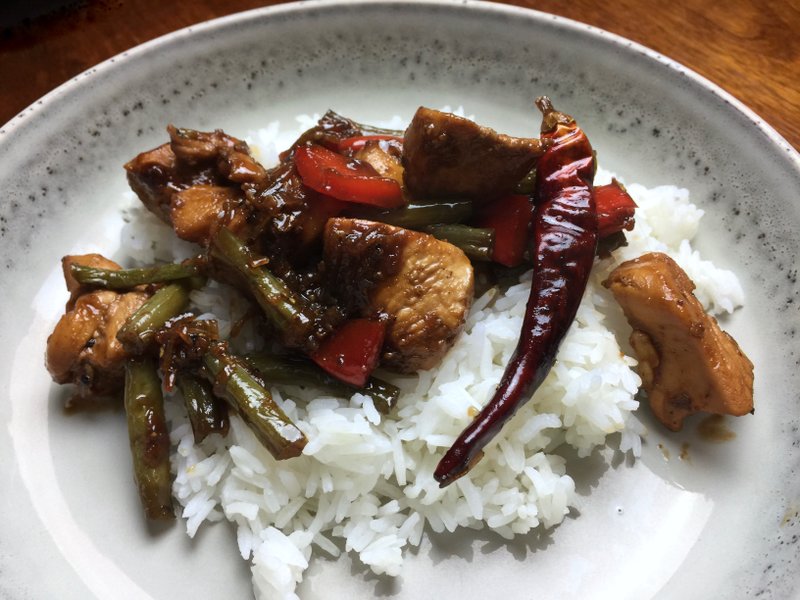 Caramelized Black Pepper Chicken (Arkansas Democrat-Gazette/Kelly Brant)