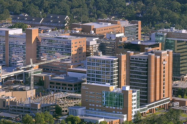 The University of Arkansas for Medical Sciences campus in Little Rock is shown in a June 2016 file photo. 
