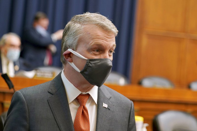 Dr. Richard Bright, former director of the Biomedical Advanced Research and Development Authority, arrives for a House Energy and Commerce Subcommittee on Health hearing to discuss protecting scientific integrity in response to the coronavirus outbreak, Thursday, May 14, 2020 on Capitol Hill in Washington. (Greg Nash/Pool via AP)