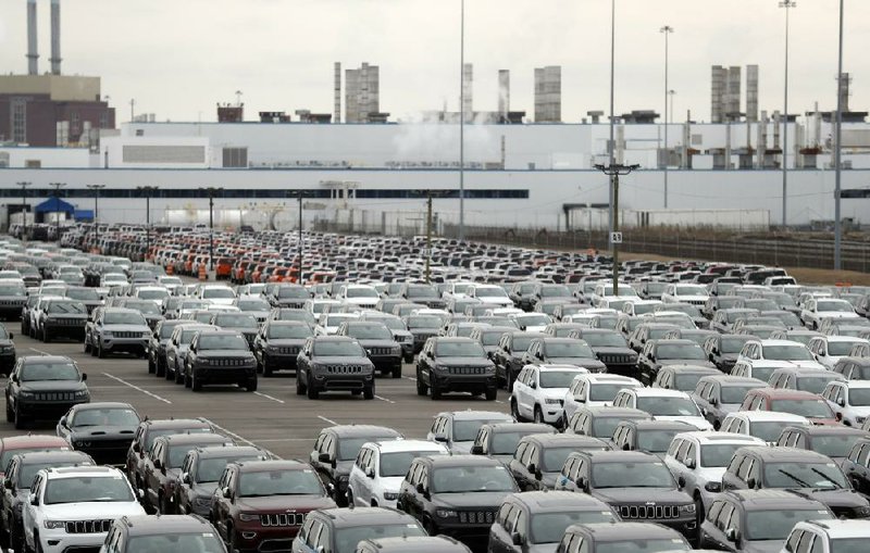 Thousands of autoworkers are returning to work at plants like this factory in Detroit that produces Jeep vehicles.
(AP)