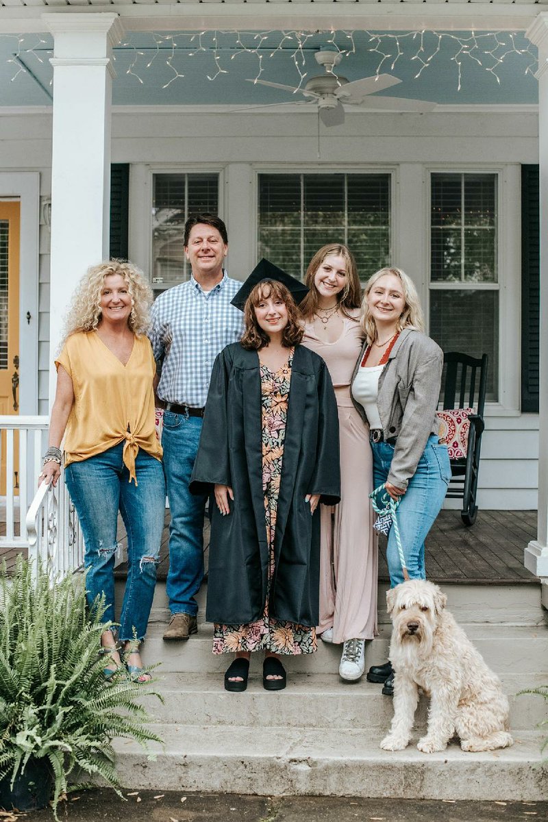 Karen, Bo, Little Rock Central High School senior Lily, Mimi and Sophie Ryall.