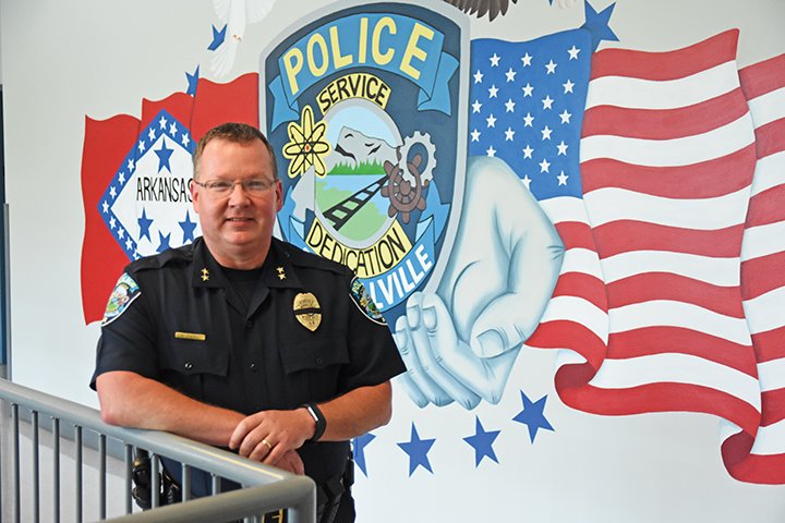 David Ewing is the new police chief for the Russellville Police Department. He replaces former chief Jeff Humphrey, who retired after 32 years. Ewing has 26 years of law enforcement experience, including 23 with the Russellville Police Department.