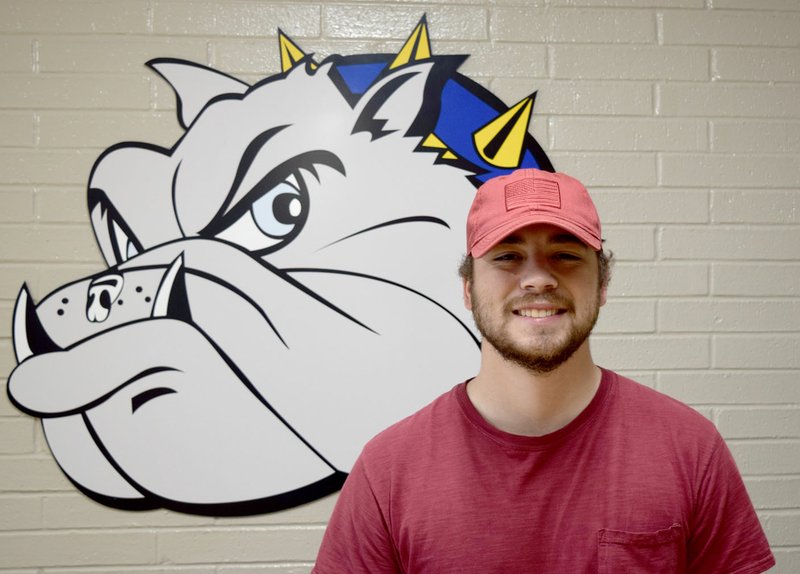 Westside Eagle Observer/MIKE ECKELS Grant Hutson was named the head coach of the Decatur Bulldog 8-man football program May 20. Hutson is no stranger to the Bulldog football program since his father, Bryan, was the head coach in Decatur from 1998-99.