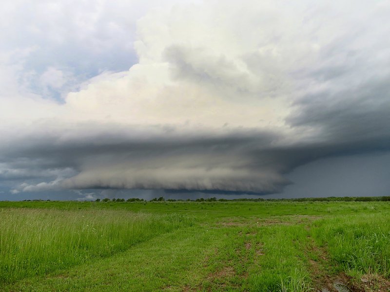 Wall cloud passes through Siloam and west of Gentry Westside Eagle