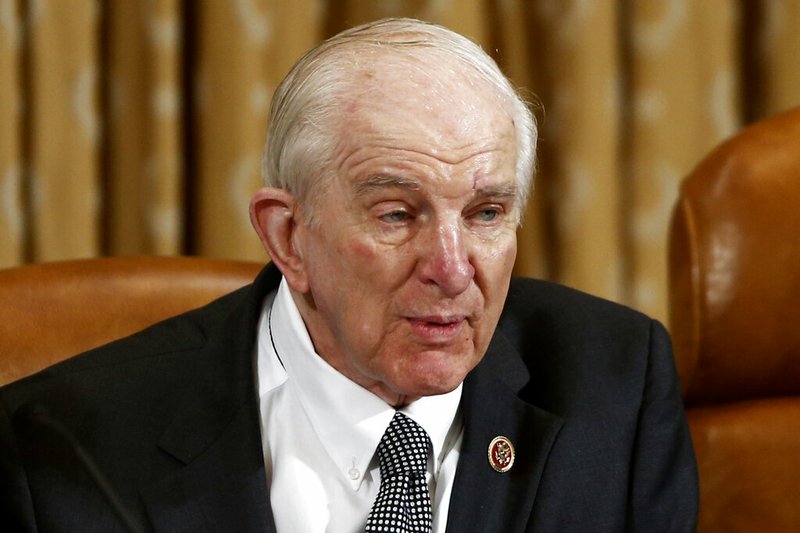 U.S. Rep. Sam Johnson, R-Texas, speaks on Capitol Hill in Washington in this June 4, 2013, file photo. Johnson, a military pilot who spent years at a prisoner of war in Vietnam before serving more than two decades in Congress, died Wednesday, May 27, 2020, at age 89.